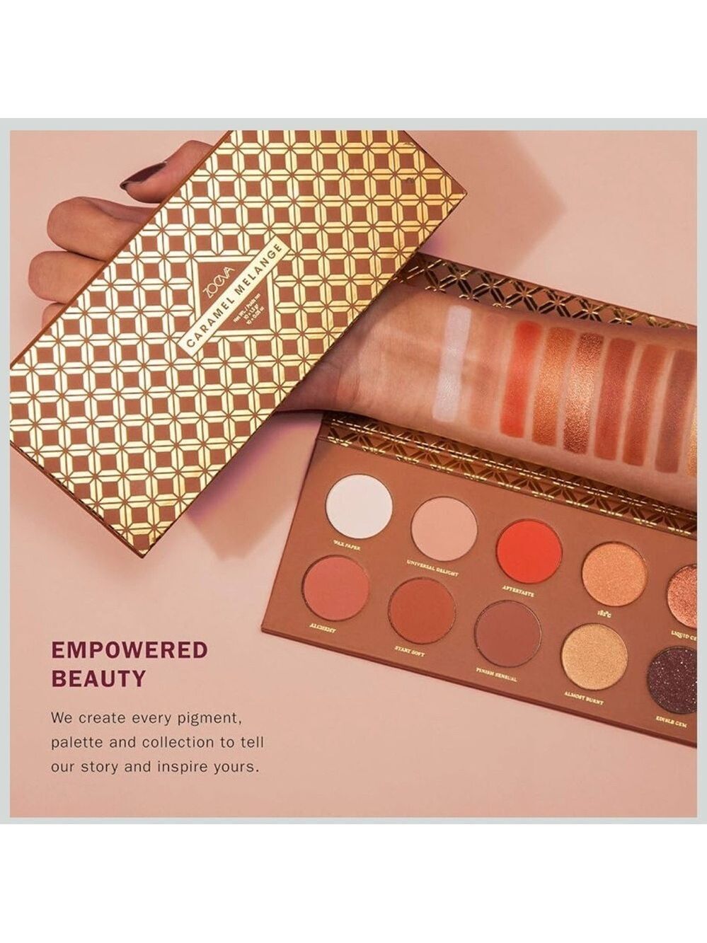 Zoeva Caramel Melange Eyeshadow Palette 10 Shades New In Box - Picture 6 of 12